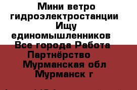 Мини ветро-гидроэлектростанции. Ищу единомышленников. - Все города Работа » Партнёрство   . Мурманская обл.,Мурманск г.